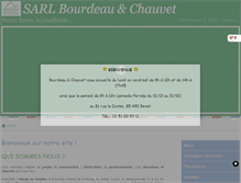 Tablet Screenshot of bourdeau-chauvet.com